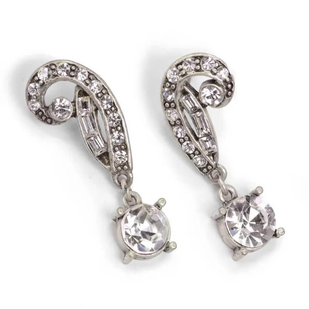 Art Deco Crystal Earrings